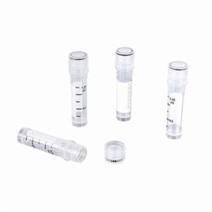 Biologix 2.0ml Self-Standing Vials assembled with clear caps, with White Printing Area, 81-8204