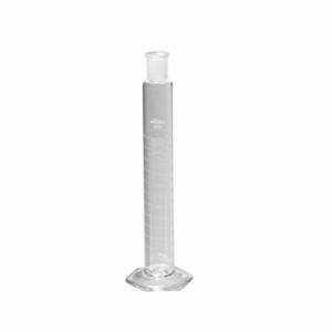 Corning PYREX 100mL Single Metric Scale Cylinders, 24/40 Standard Taper Outer Joint, White Graduations, TC 3012-100