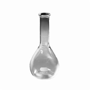 Corning PYREX 250mL Phosphoric Acid Volumetric Flasks, Wide Neck, Tooled Rim 5840-250