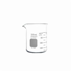 Corning PYREX Griffin Low Form 250mL Beaker, Double Scale, Graduated 1000-250