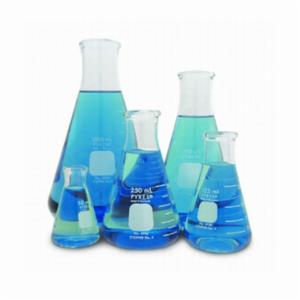 Corning PYREX Narrow Mouth Erlenmeyer Flask Assortment Pack with Heavy Duty Rim 4980-PACK