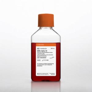 Corning 500 mL MEM (Minimum Essential Medium) Alpha Medium [+] Earles salts [-] ribonucleosides, deoxyribonucleosides, L-glutamine 15-012-CV