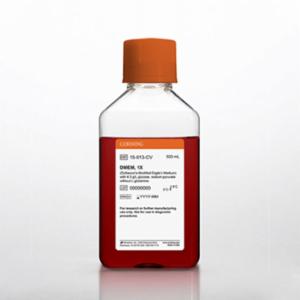 Corning 500 mL DMEM (Dulbeccos Modification of Eagles Medium) [+] 4.5 g/L glucose, sodium pyruvate [-] L-glutamine 15-013-CV