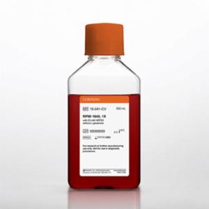 Corning 500 mL RPMI 1640 [+] 25 mM HEPES [-] L-glutamine 15-041-CV