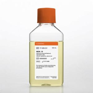 Corning 500 mL MEM (Minimum Essential Medium) [+] Earles salts [-] L-glutamine, phenol red 17-305-CV