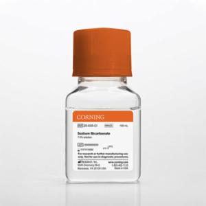 Corning 100 mL Sodium Bicarbonate, 7.5% solution 25-035-CI