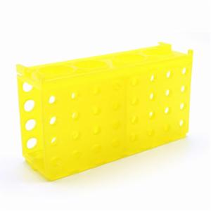 Heathrow Scientific LLC 4-Way Tube Rack, Yellow HS29022E