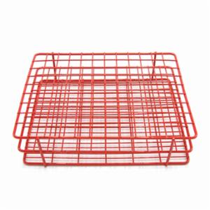 Heathrow Scientific LLC Coated Wire Tube Rack 13-16mm 9x12 Format, Red HS23108