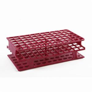 Heathrow Scientific LLC OneRack® Tube Rack Full POM 25mm 40-Place, Magenta HS27514D