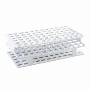 Heathrow Scientific LLC OneRack® Tube Rack Full POM 25mm 40-Place, White HS27514A