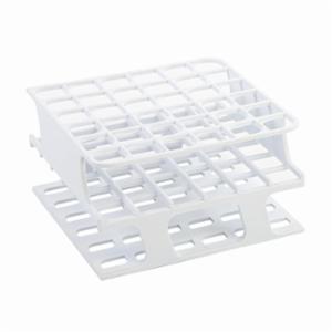 Heathrow Scientific LLC OneRack® Tube Rack Half POM 13mm 36-Place, White HS27501A