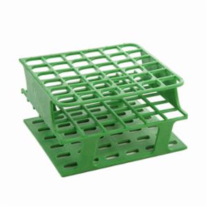 Heathrow Scientific LLC OneRack® Tube Rack Half POM 16mm 36-Place, Green HS27502C