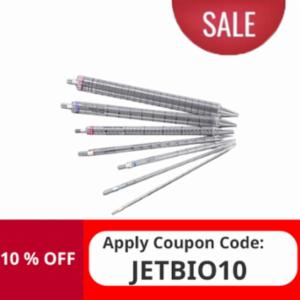 Jetbio Serological Pipets Individually Package (paper/plastic) 2ml, Green GSP010102