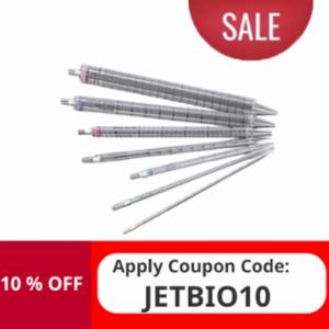 Jetbio Serological Pipets Individually Package (paper/plastic) 5ml, Blue GSP010005