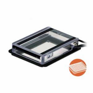 Ibidi , Incubation Chamber Multiwell Plate – Silver Line: Incubation chamber for 1 multiwell plate with Heated Plate, with Heated Glass Bottom for K-Frame stage (160 mm x 110 mm) and Heated Lid, for use with Temperature Controller – Silver Line, 12151