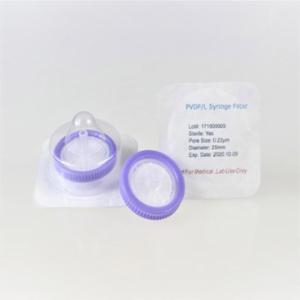 ALWSCI 25mm PVDF Hydrophilic Syringe Filter 0.22um with Outer Ring.100pcs/pk.25mm C0000652