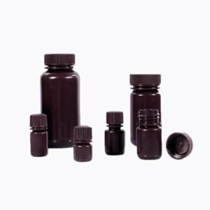 Biologix 125ml HDPE Wide-Mouth Bottles, Opaque brown, 04-3125