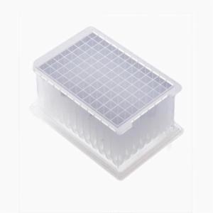 Biologix 96 Square Deep Well Plate (Profile Concave)-2.2ml, U bottom, DNase & RNase free, Without Cap