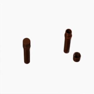 Biologix Screw cap with O-ring, Brown, Non-transparent, 81-0006