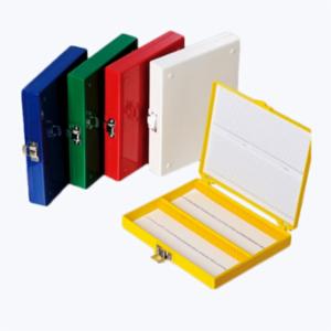 Biologix Slide Storage Boxes100-place cork, Assorted colors, 41-6100