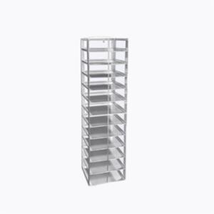 Biologix Vertical Type Freezer Rack, Stainless steel, 1*11, 99-6211