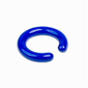Heathrow Scientific Vinyl-Coated Lead Rings ("C" shape), Blue Heathrow Scientific Vinyl-Coated Lead Rings ("C" shape), Blue