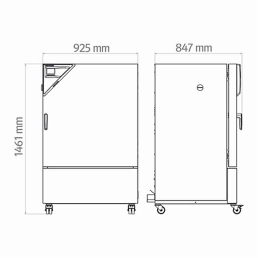 Binder Series KB ECO - Cooling incubators, with environmentally friendly thermoelectric cooling KBECO240-230V 9020-0423