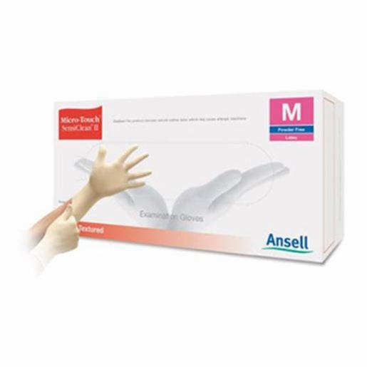 Ansell Glove Latex Sensiclean II PF Small 6.5-7, 100 Items ANSE4560-S