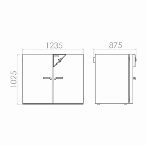 Binder Series ED Classic.Line - Drying and heating chambers with natural convection ED 400 208V-I 9010-0168