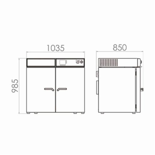 Binder Series M Classic.Line - Drying and heating chambers with forced convection and advanced program functions M 240 9010-0203