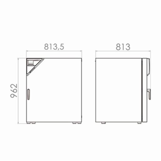 Binder Series FED Avantgarde.Line - Drying and heating chambers with forced convection and enhanced timer functions FED 260 230V 9010-0299