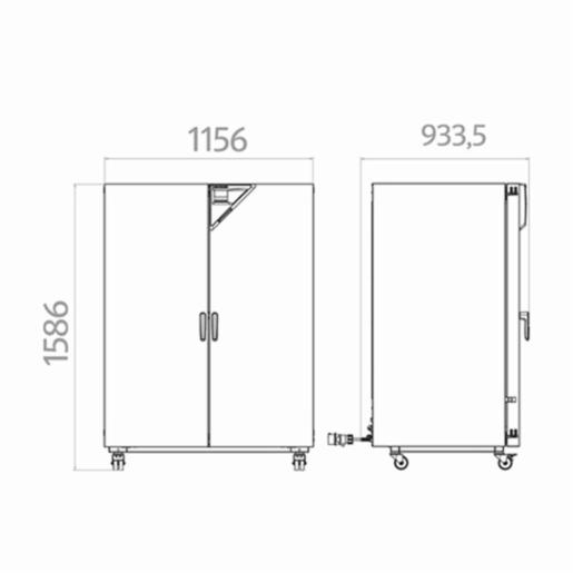 Binder Series BF Avantgarde.Line - Standard-Incubators with forced convection BF 720 230V 9010-0321