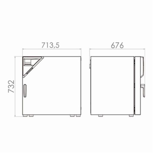 Binder Series ED Avantgarde.Line - Drying and heating chambers with natural convection ED 115 9010-0335