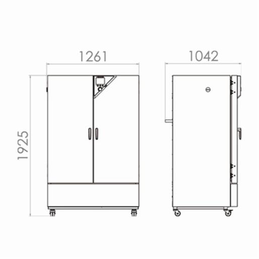 Binder Series KB - Cooling incubators with compressor technology KB 720 230V  9020-0204