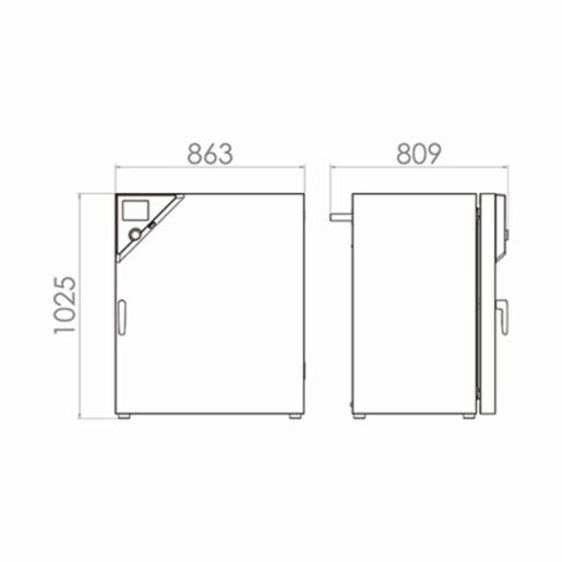 Binder Series KT - Cooling incubators with thermoelectric cooling KT 170 9020-0289