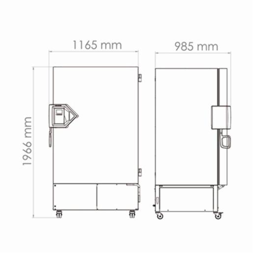 Binder Series UF V - Ultra low temperature freezers with climate-neutral refrigerants UF V 700 230V 9020-0348