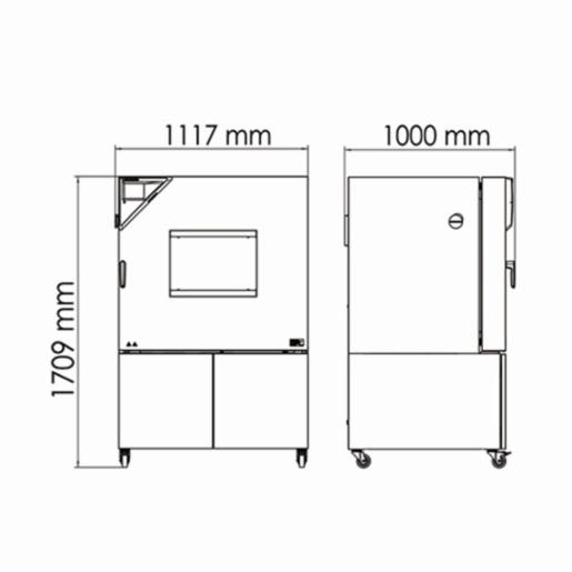 Binder Series MK - Dynamic climate chambers for rapid temperature changes MK 240 480V-C 9020-0355