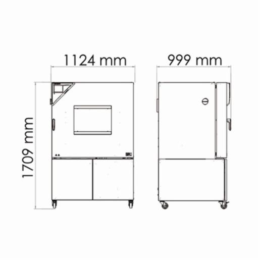 Binder Series MKF - Dynamic climate chambers for rapid temperature changes with humidity control MKF 240