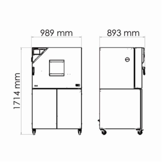 Binder Series MKT - Dynamic climate chambers for rapid temperature changes with extended low temperature range MKT 115