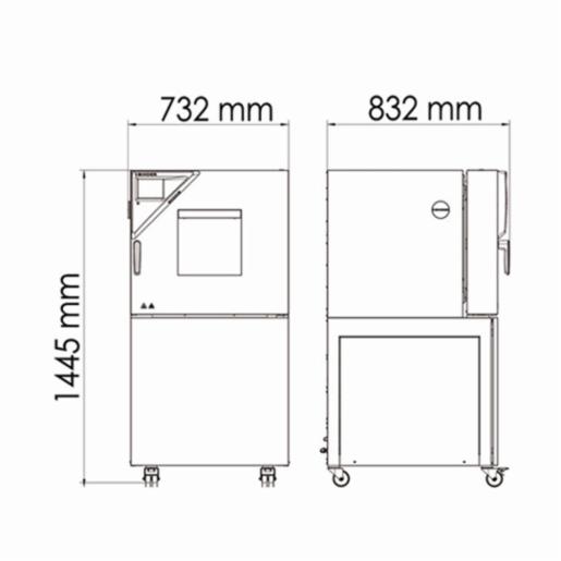 Binder Series MKF - Dynamic climate chambers for rapid temperature changes with humidity control MKF 56