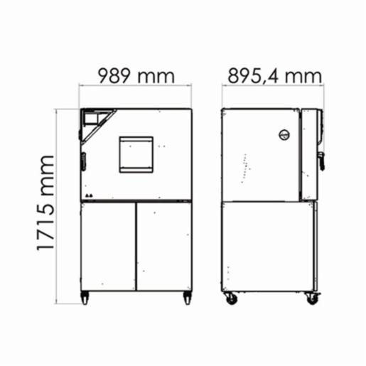 Binder Series MKFT - Dynamic climate chambers for rapid temperature changes with humidity control and extended low temperature range MKFT 115