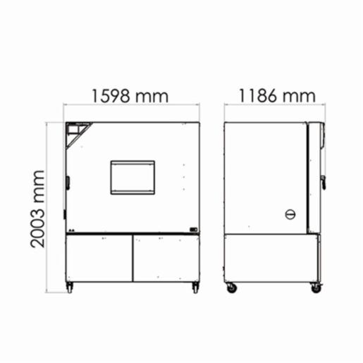 Binder Series MKT - Dynamic climate chambers for rapid temperature changes with extended low temperature range MKT 720 400V 9020-0387