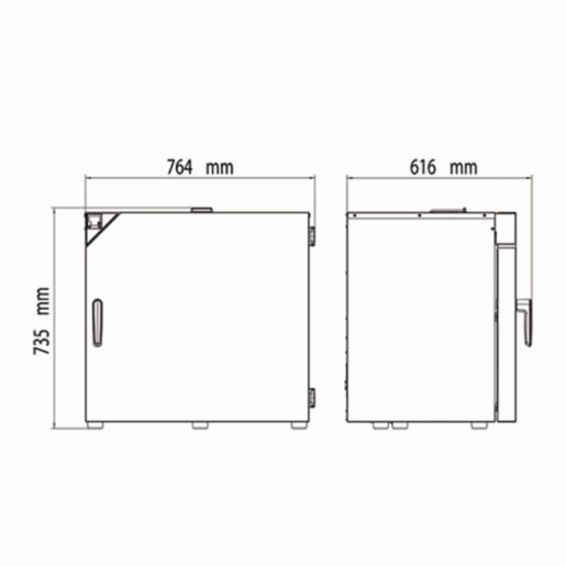 Binder Series ED-S Solid.Line - Drying and heating chambers with natural convection ED-S 115 9090-0020