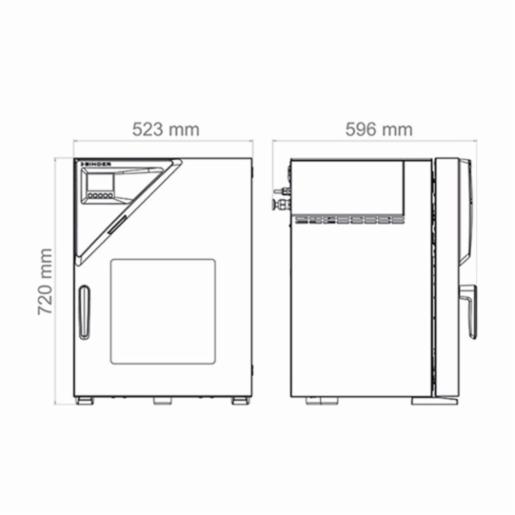 Binder Series VD - Vacuum drying chambers for non-flammable solvents VD 23 9630-0001