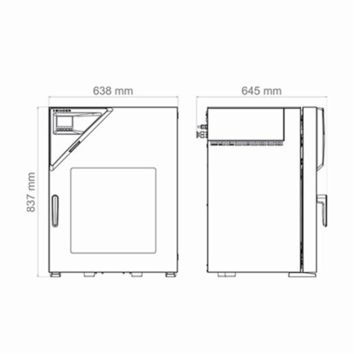 Binder Series VD - Vacuum drying chambers for non-flammable solvents VD 56 9630-0002