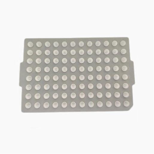 Biologix 96 Round Deep Well Silicone Sealing Mat 2.0ml, Can be Punctured, 02-2296