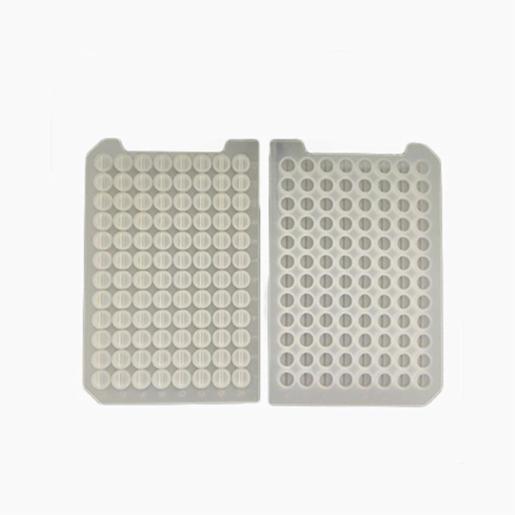 Biologix 96 Round Deep Well Silicone Sealing Mat, Can be Punctured, 02-2196