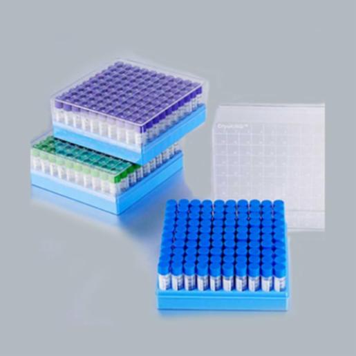 Biologix CryoKING 0.5ml vial, Blue cap with 2D Barcoded+ side code, 89-9053