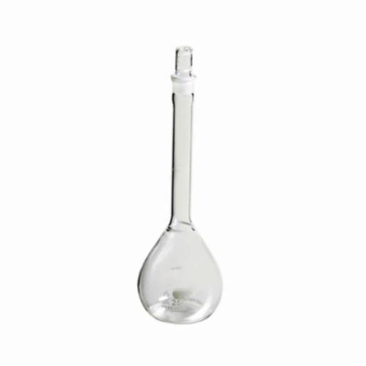 Corning PYREX 250mL Class A Certified and Serialized Volumetric Flasks, with Glass Standard Taper Stopper 5680-250