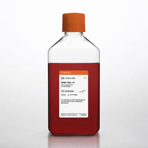 Corning 1 L RPMI 1640 [+] L-glutamine, 25 mM HEPES 10-041-CM